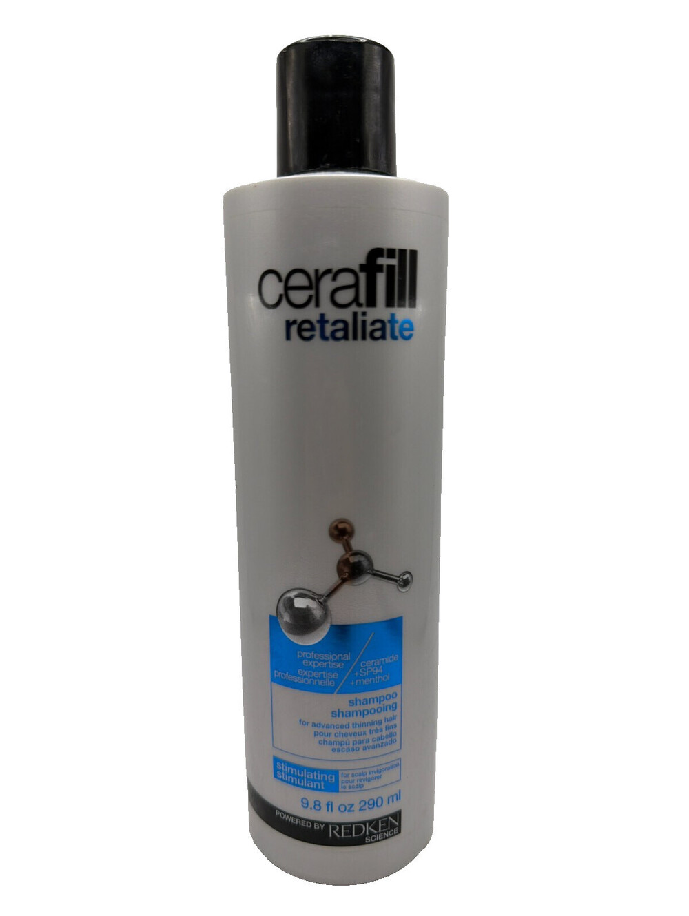 new Redken Cerafill Retaliate Shampoo For Thinning Hair 9.8 oz / 290m